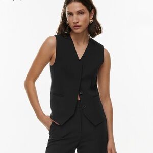 Aritzia Babaton Evaluate Vest in Black